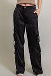 Silk Pocket Cargo Pants
