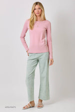 Reverse Coverstitch Top