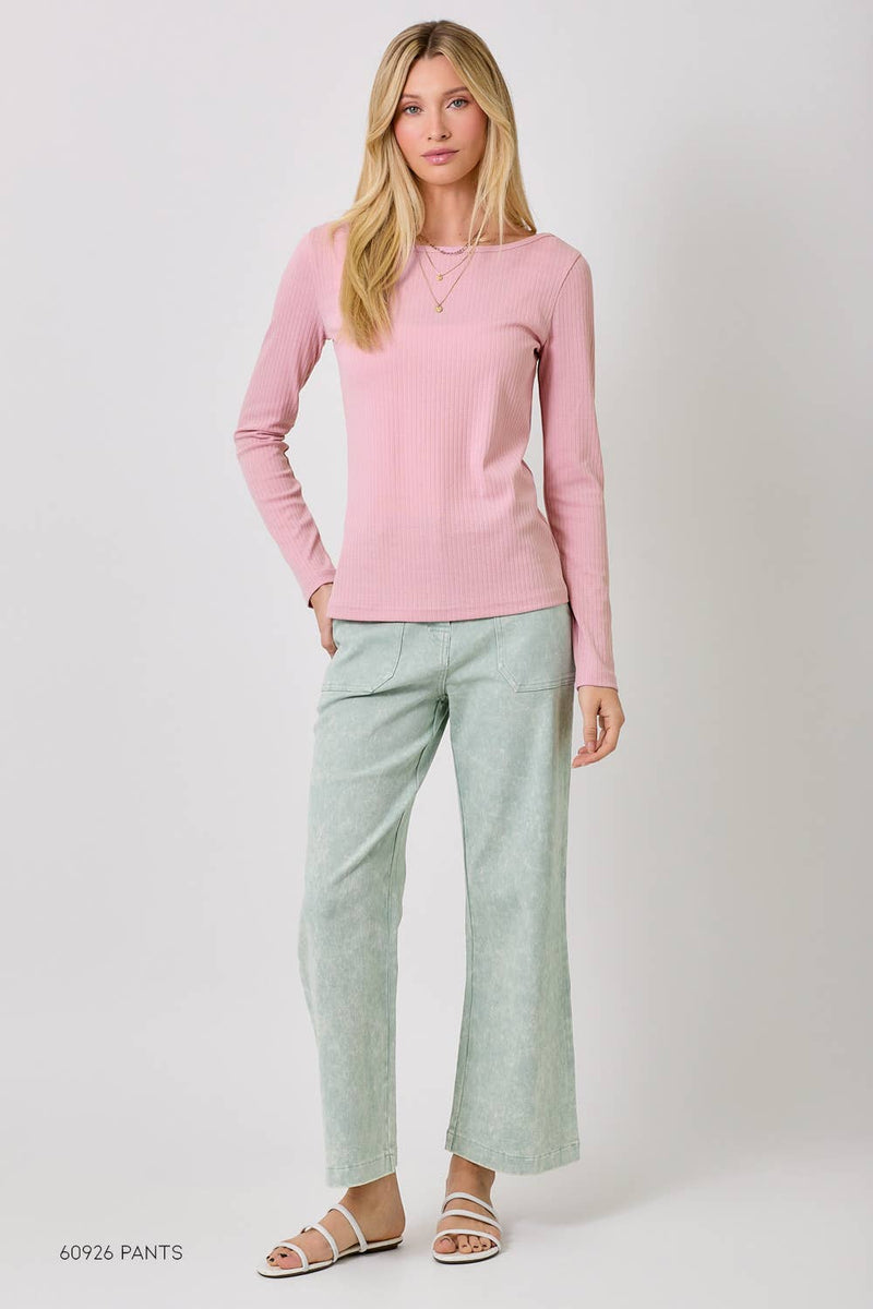 Reverse Coverstitch Top