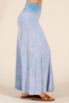 Soft & Stretchy Mineral Wash Skirt - Powder Blue