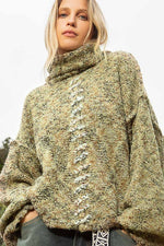 Oversize Turtle Neck Pullover Sweater