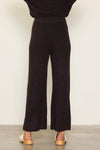 Ribbed Knit Wide Leg Pants