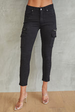 Venti6 Crinkle Jogger Cargo Pants