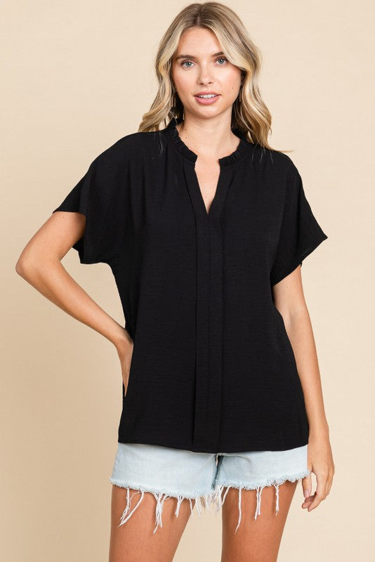 Solid Top with Slit Neck