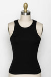 Round Neck Sweater Tank Top