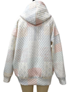Shades Of Blue Quilted Pastel Hoodie