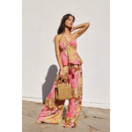 Moon Magic Halter Flared Top