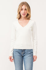 Double Layered V-Neck Top