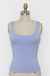 Rayon Tank Top W Square Neckline