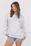 Vintage Havana Proweave Crewneck with "Beach Bum" Applique