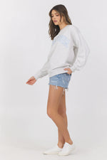 Vintage Havana Proweave Crewneck with "Beach Bum" Applique