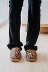 Leopard Print Embroidered Slipper