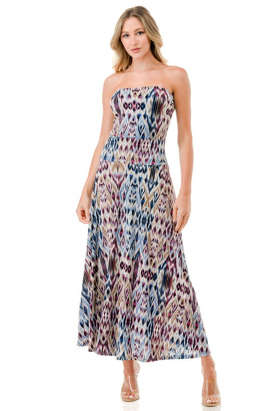 Ariella Tube Flare Maxi Dress