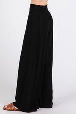 Smocked Wide Leg Pants