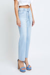 27" Inseam  High Rise Wide Straight Jeans