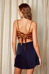 Satin Tie Back Cami Top