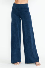 Mineral Washed Washed Wide Leg Pants