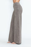 Mineral Washed Wide Leg Pants - Desert Taupe