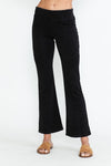 Plus Mineral Washed Cropped Capri Pants