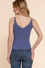 Double V-Neck Cami Top