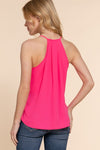 V-Neck Surplice Woven Cami Top