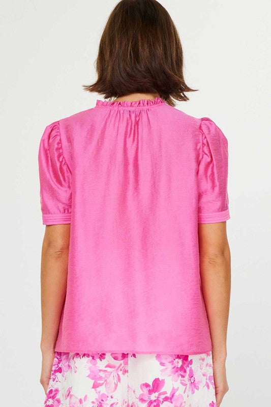 Split Neck Blouse