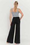 Mineral Washed Wide Leg Pants