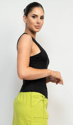 Sleeveless Cut Out Top