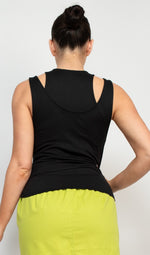 Sleeveless Cut Out Top