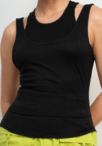 Sleeveless Cut Out Top