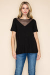 Mesh Short Sleeve Top