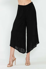 Bohemian Wide Leg Cropped Pants