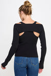 Rib Layover Sleeve & Tank Top