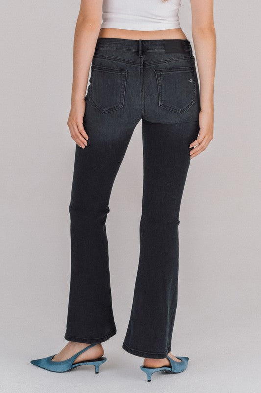 Hidden Mid Rise Happi Flare Jeans