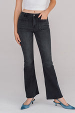 Hidden Mid Rise Happi Flare Jeans