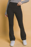 High-Waisted Flared Leggings With Side Pockets