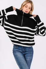 Stripe Sweater Top