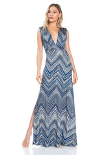 Ariella Deep V Maxi Dress
