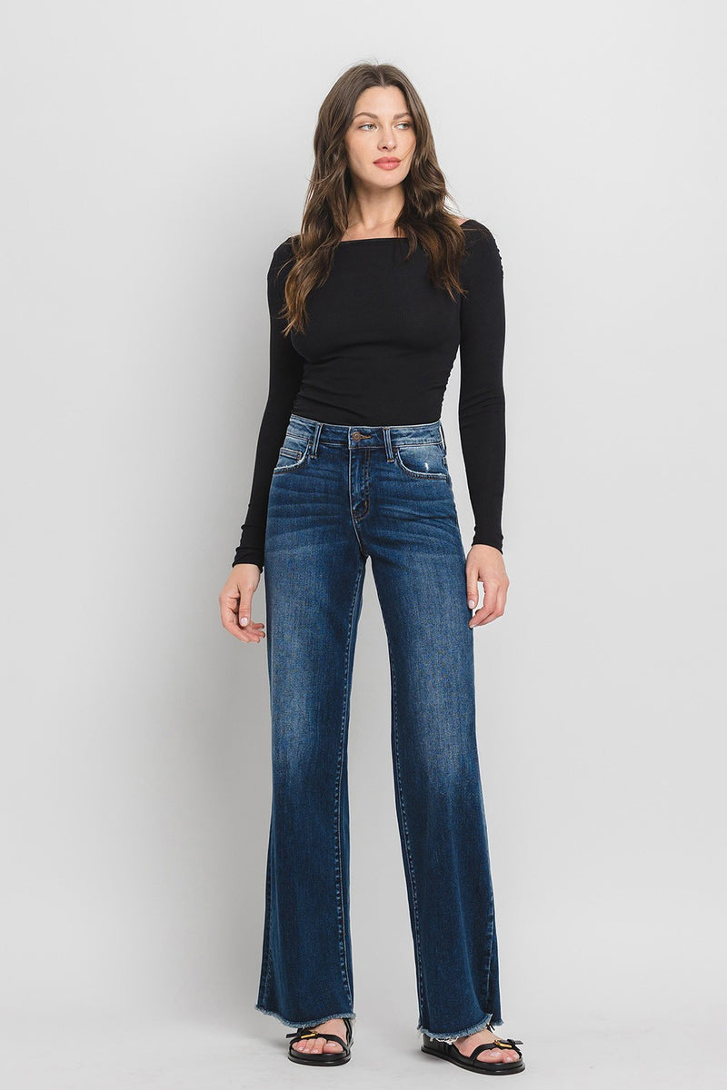 High Rise Wide Leg Jeans