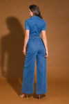 Washed Denim Jumpsuit