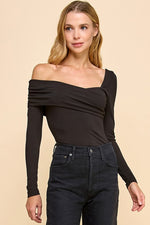 Asymmetrical Shoulder Bodysuit