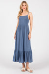 Smocked Ruffle Maxi Dress