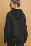 Full- Zip Hoodie With Thumholes