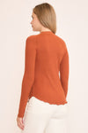 Mock Neck Super Soft Fitted Top