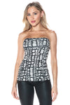 Ariella Fitted Tube Sequin Top