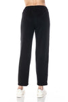 Ariella Straight Leg Pant w/ Vegan Leather Detail