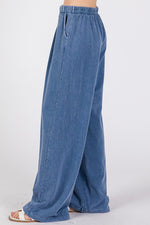 French Terry Wide Leg Pants