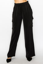 Elastic Paperbag Drawstring Cargo Pants