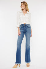 KanCan High Rise Side Panel Bootcut Jeans