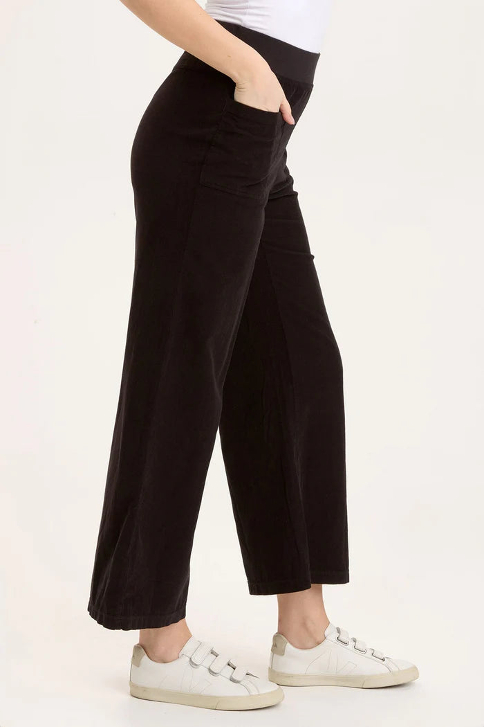 Jolene Wide Leg Pants - Black